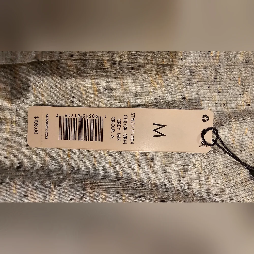 NWT Nic+ Zoe speckled knit cardigan and sleeveless scoop set - Picture 8 of 16